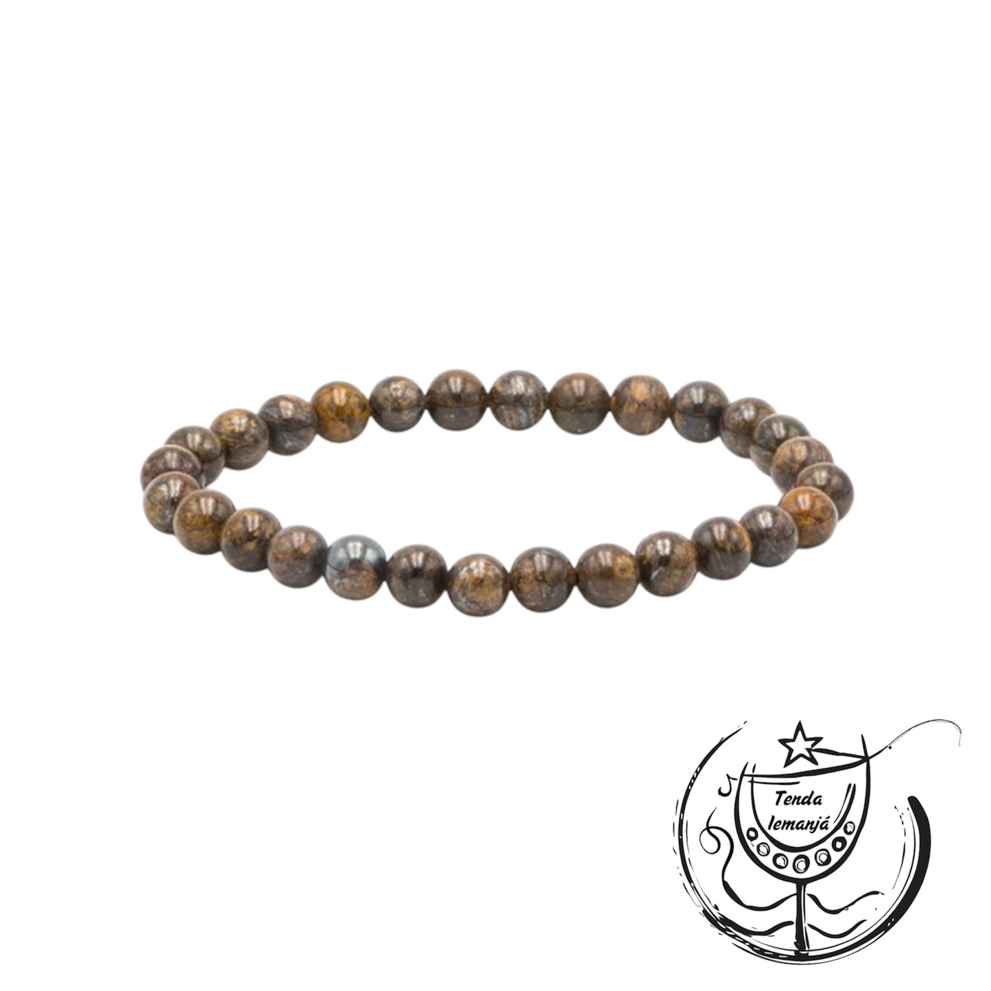 Pulseira - Bronzite - 6mm