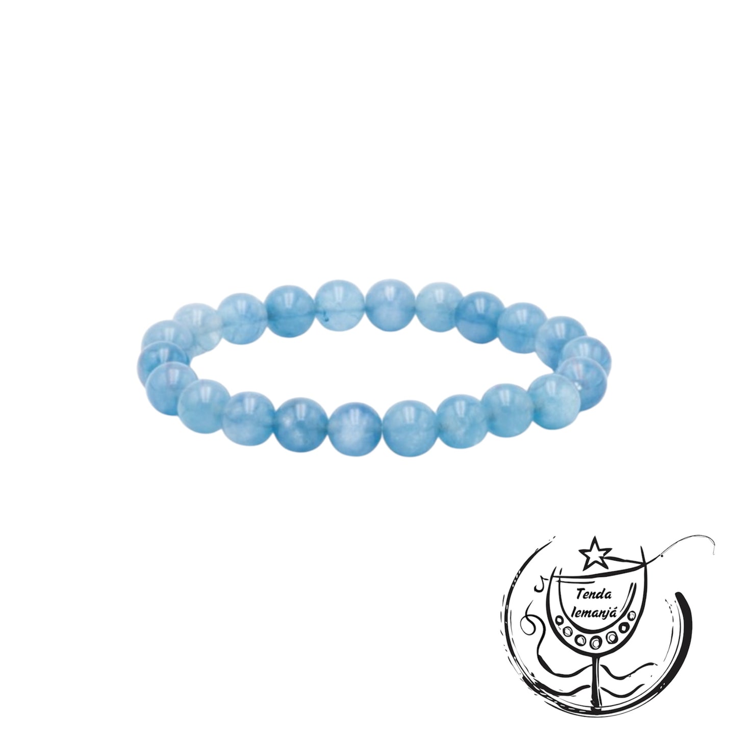 Pulseira - Calcedónia - 8mm