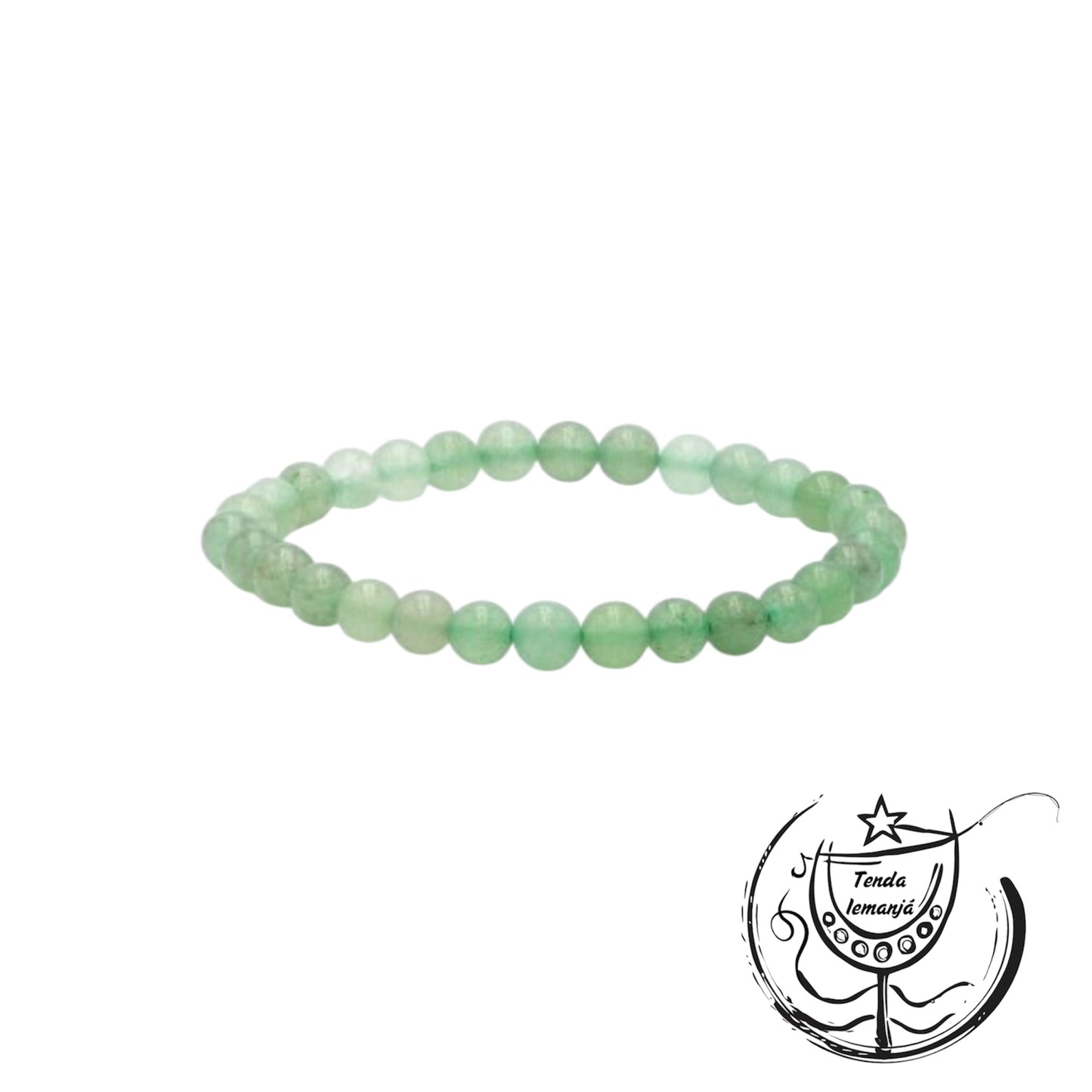 Pulseira - Quartzo Verde - 6mm