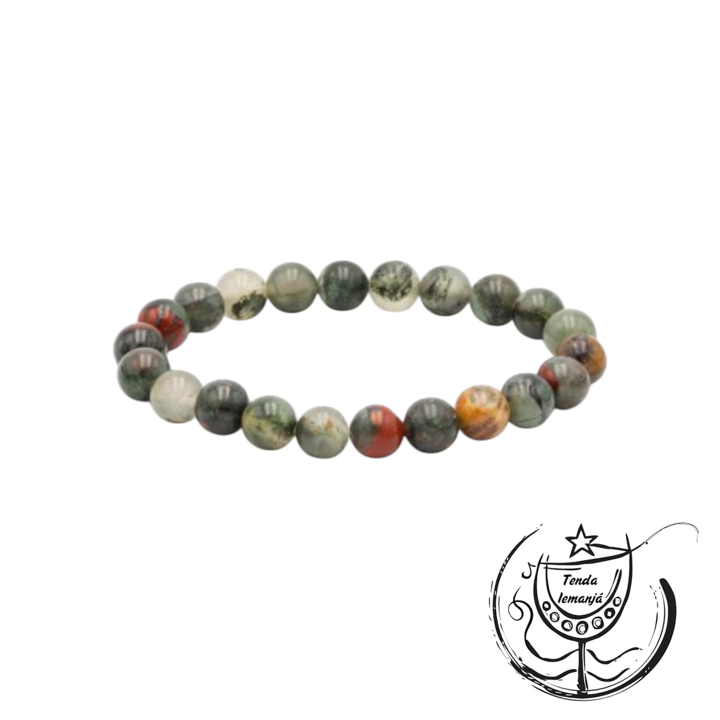 Pulseira - Heliotropo - 8mm