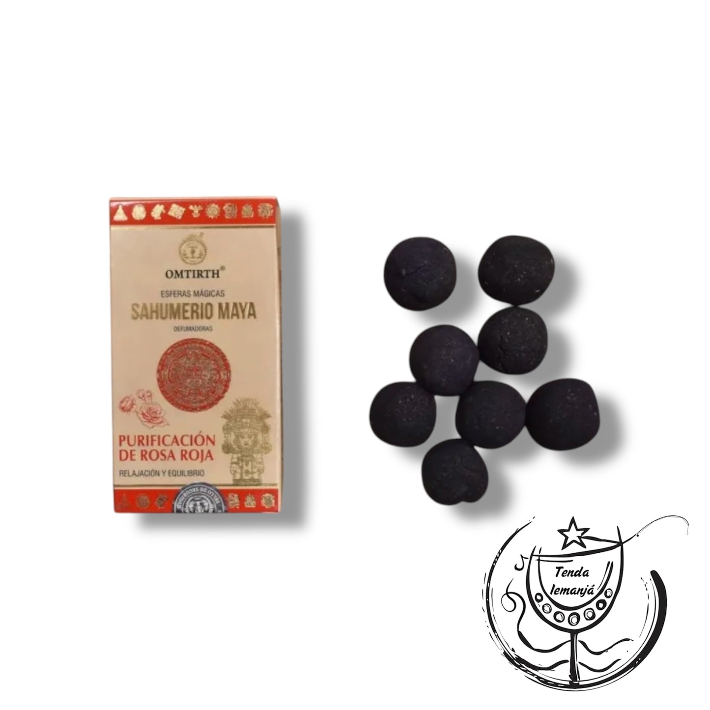 OMTIRTH - Sahumerio Maya - Purificação de Rosa vermelha