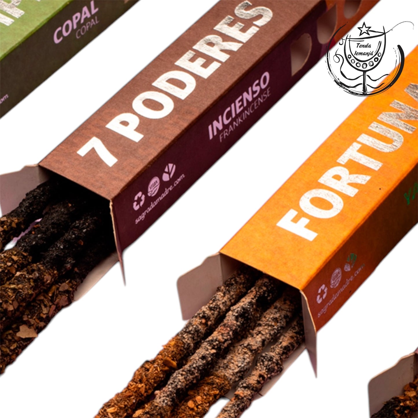 Incenso SAHUMERIO DUO Sagrada Madre - 7 Poderes & Renascer