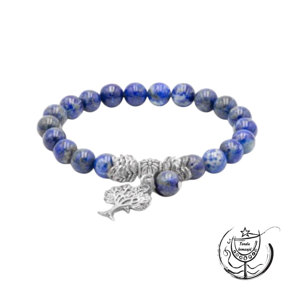 Pulseira - Lápis Lazúli - Árvore da Vida