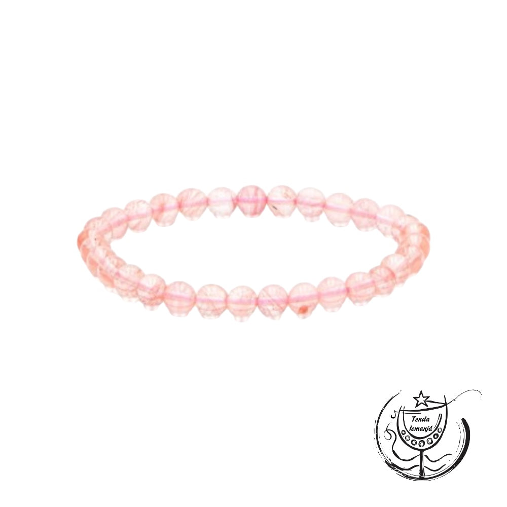 Pulseira - Quartzo Cereja - 6mm