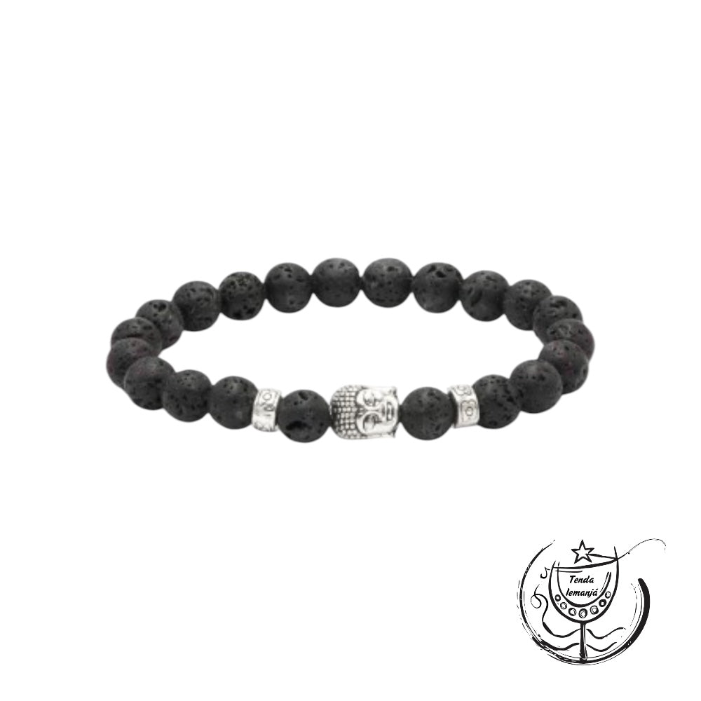 Pulseira - Buddha Vulcânica - 8mm
