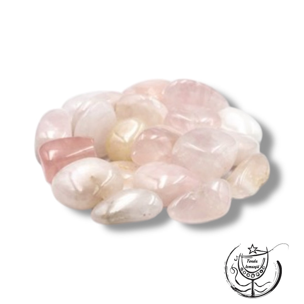 Pedra - Quartzo Rosa Média Polida (unidade)