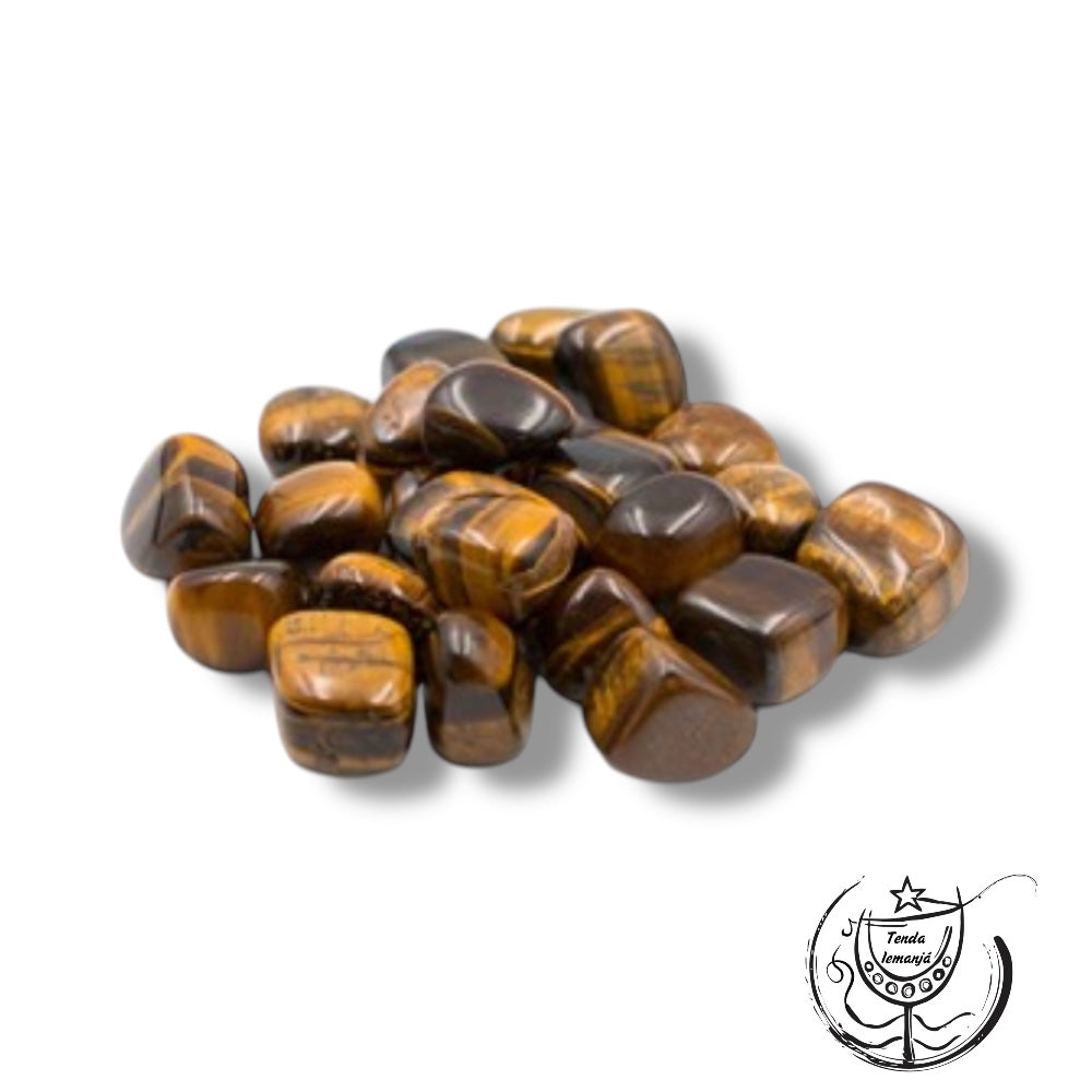 Pedra - Olho de Tigre Média Polida (unidade)