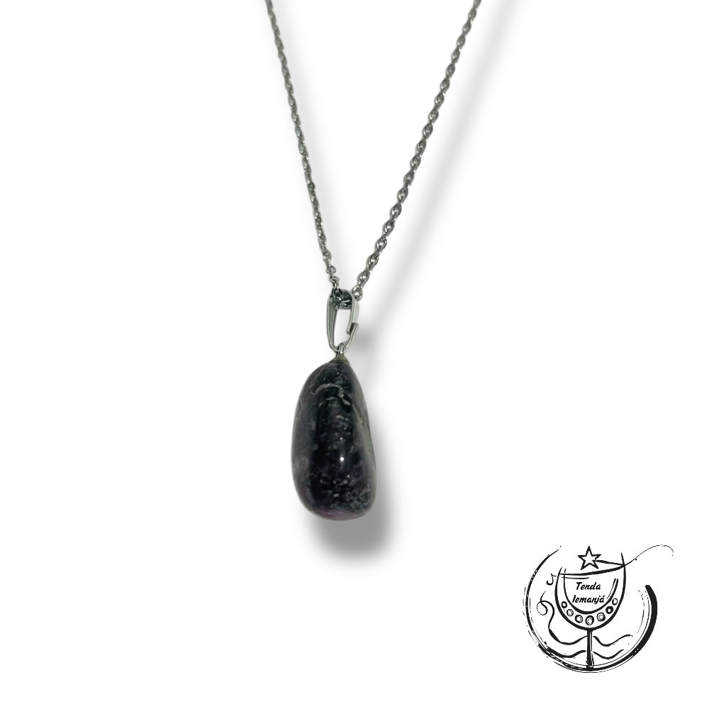 Colar - Turmalina Rosa