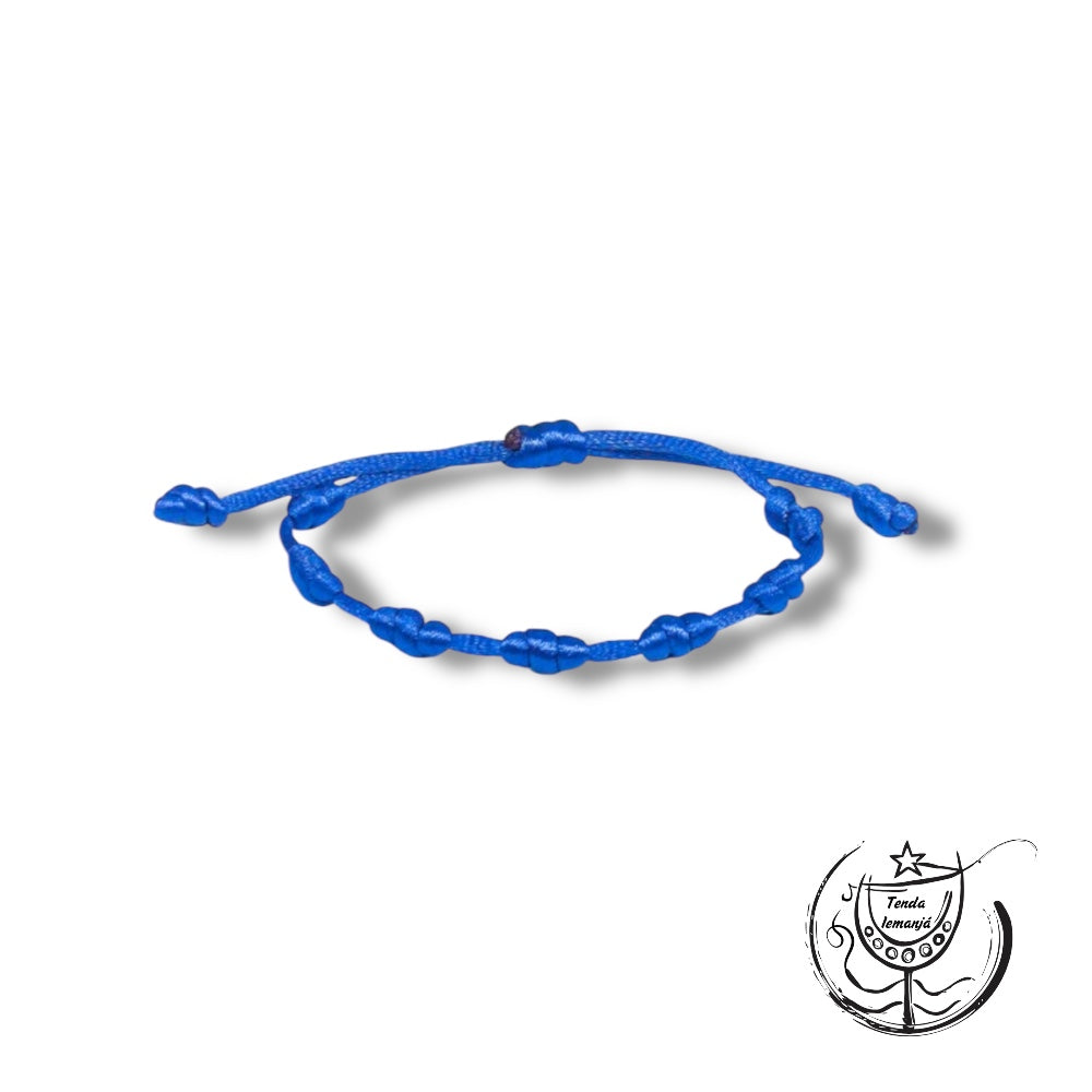 Pulseira - 7 Nós Azul