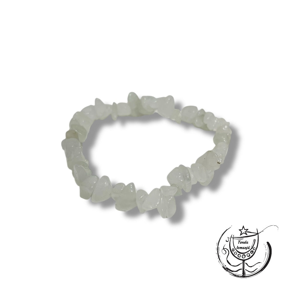 Pulseira Chips - Quartzo Leitoso