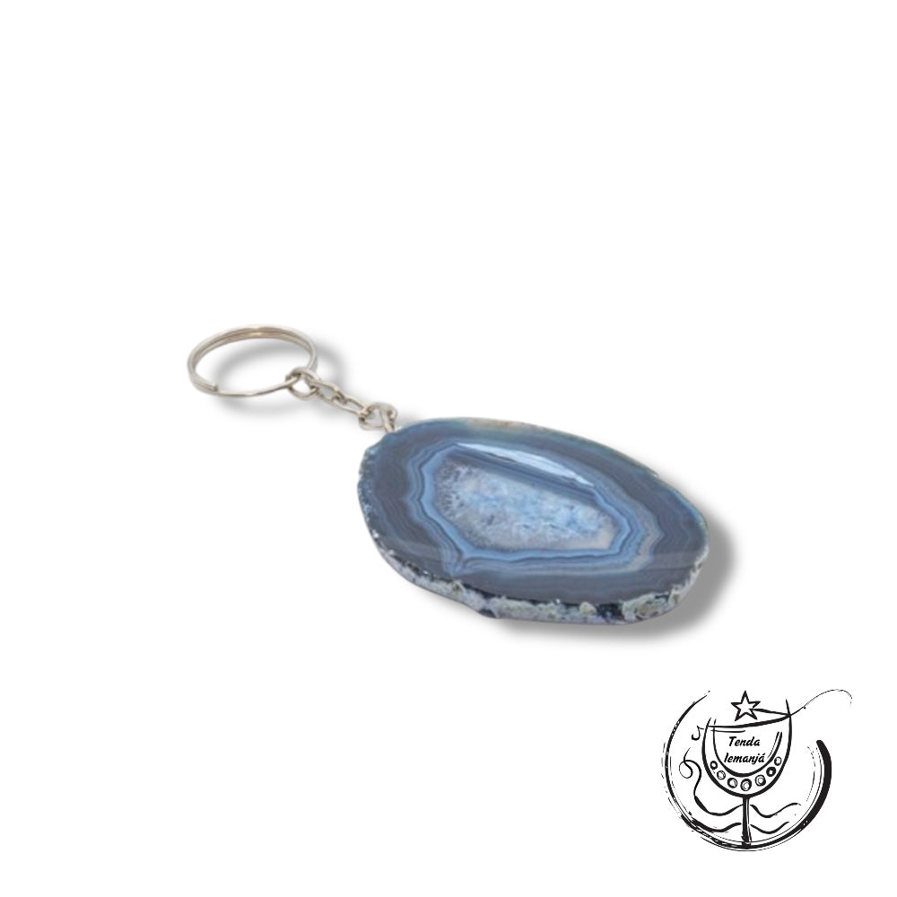 Porta Chaves - Ágata Azul