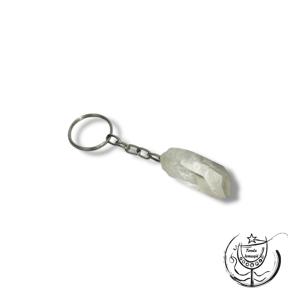 Porta Chaves - Bruto Quartzo Cristal