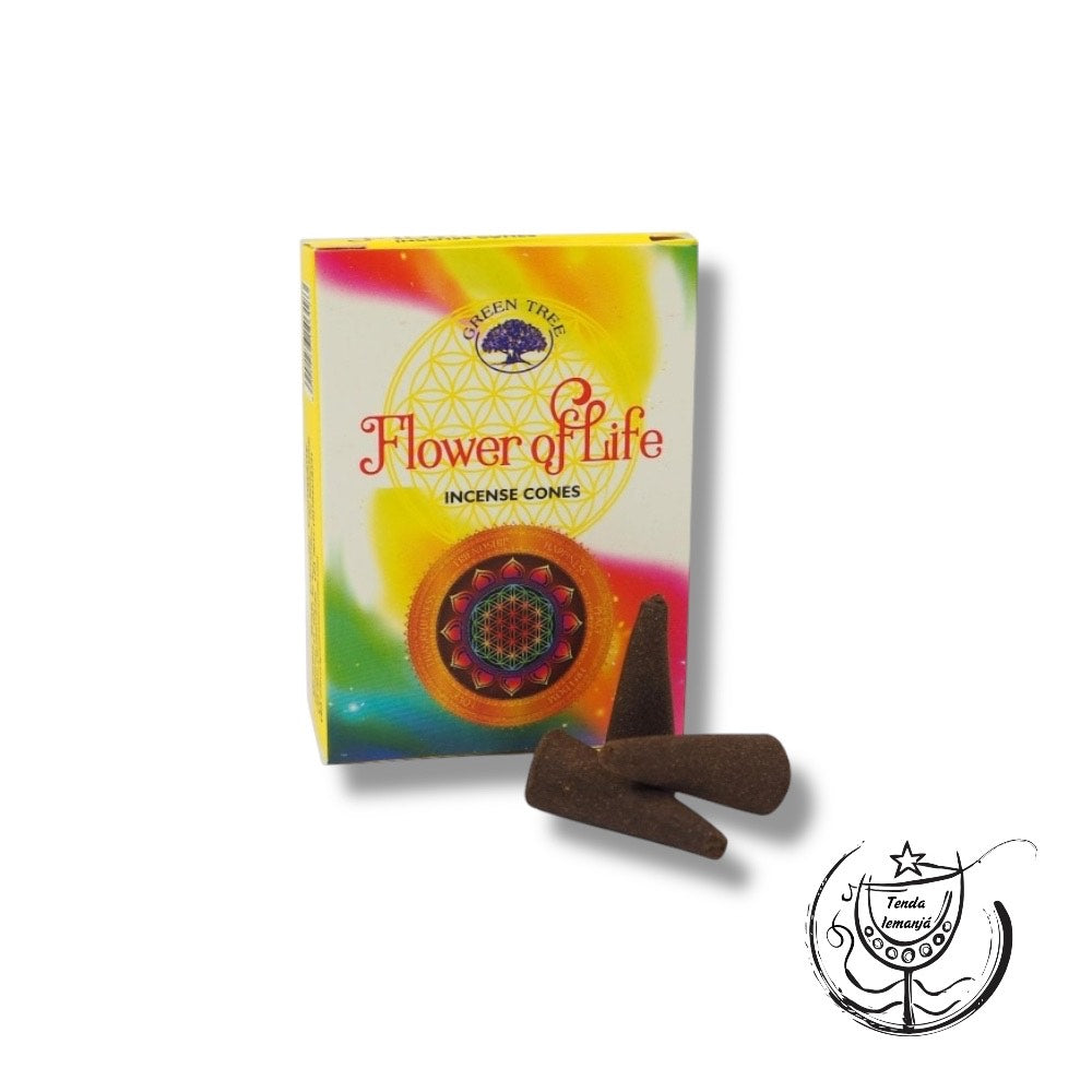 Incenso Cone - Flower Of Life