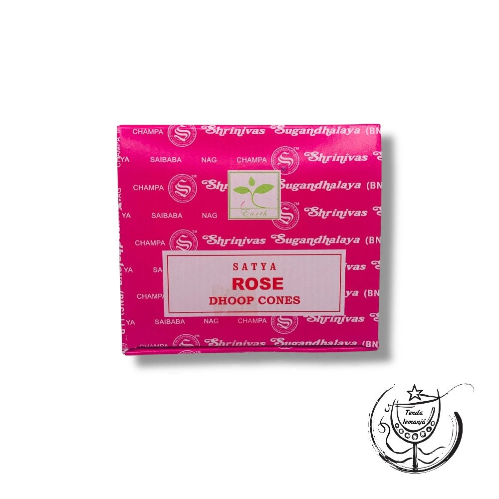 Incenso Cone - Satya Rose Dhoop Cones