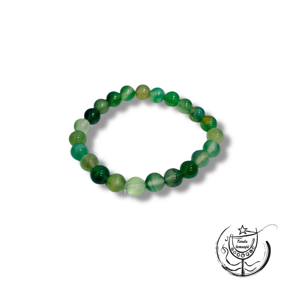 Pulseira - ÁGATA VERDE 8mm