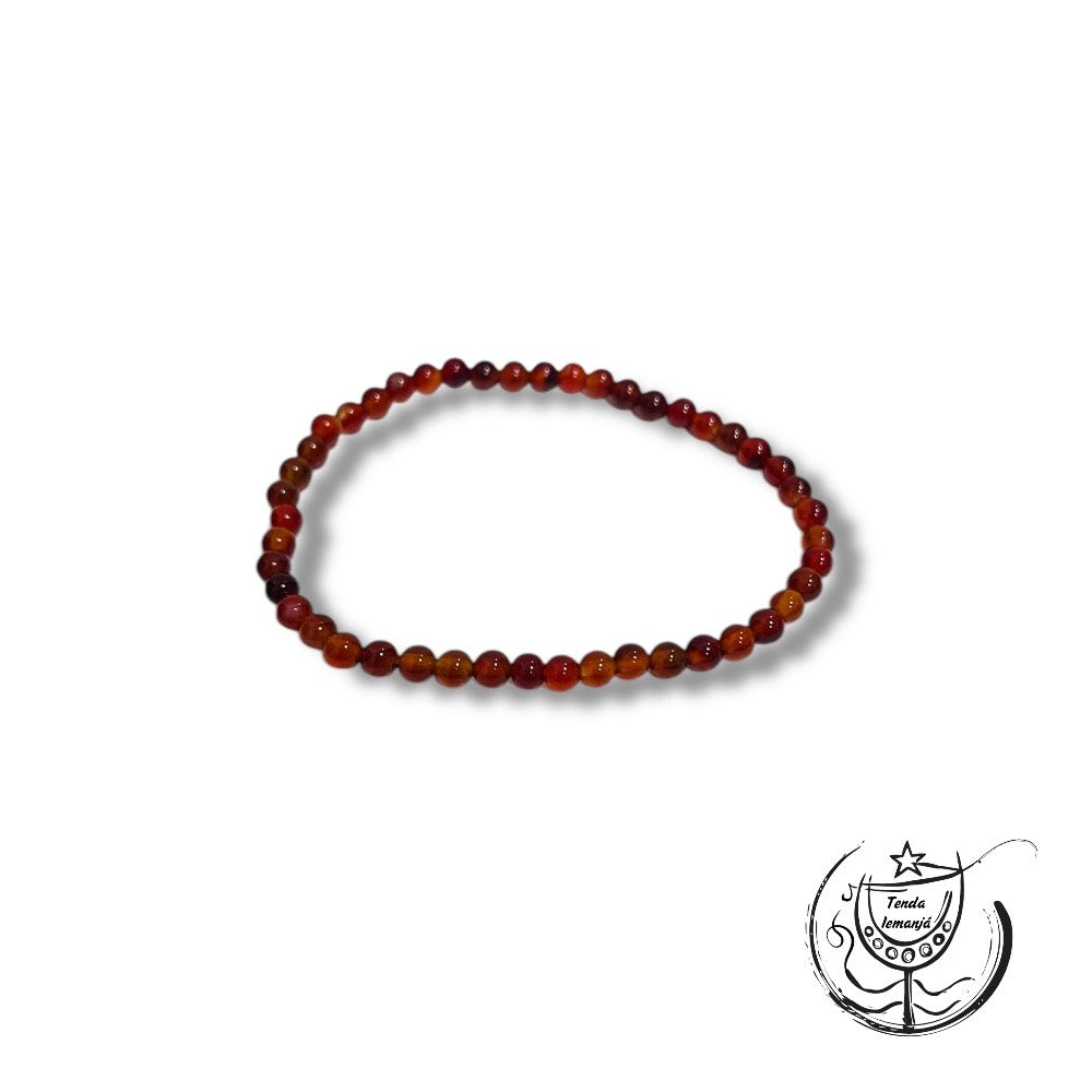 Pulseira - CARNEOLA 4mm