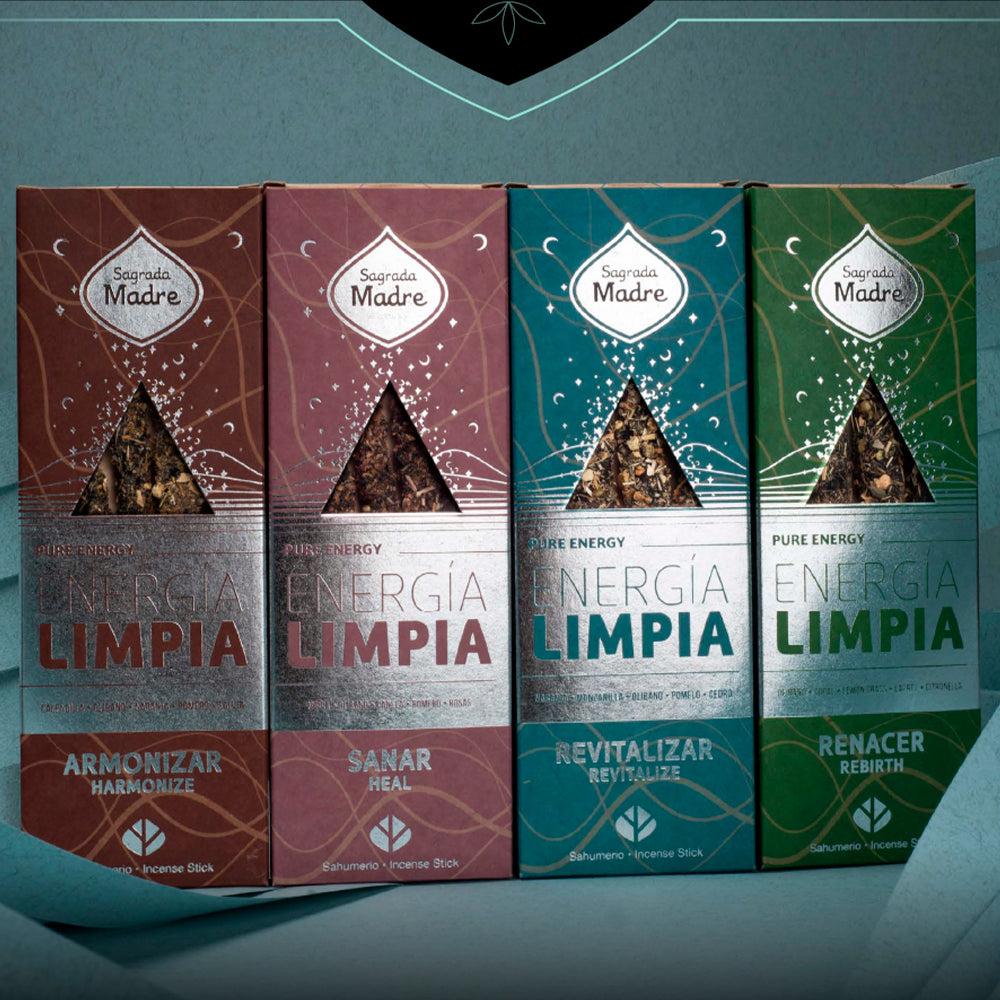 Incenso Energia Limpa Sagrada Madre - Revitalizar