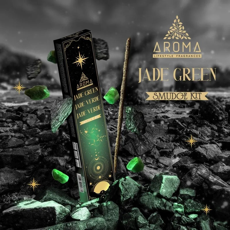 AROMA - Incenso Cristal Jade Verde