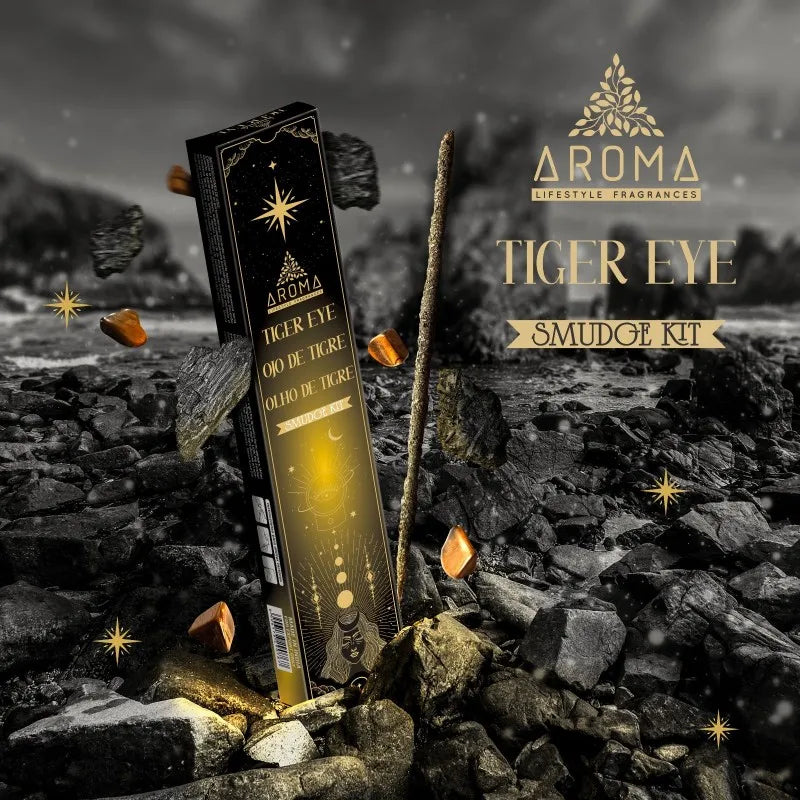 AROMA - Incenso de Cristal Olho de Tigre