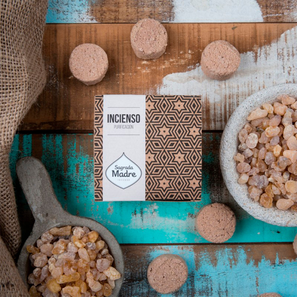 Pastilha Defumação Ativada Incenso - Sagrada Madre