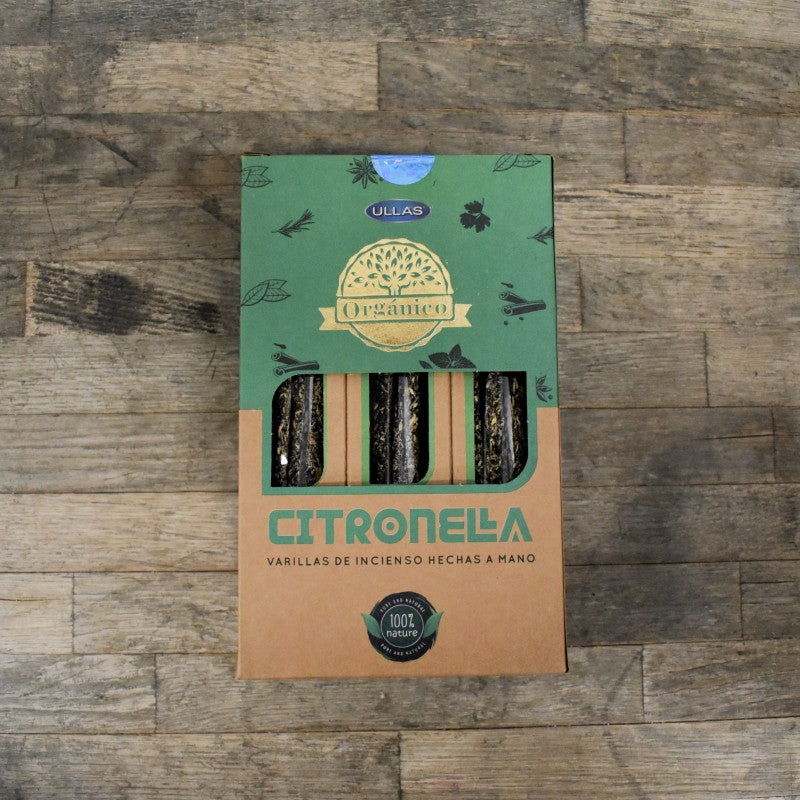 ULLAS - Incenso de Citronela Orgânico
