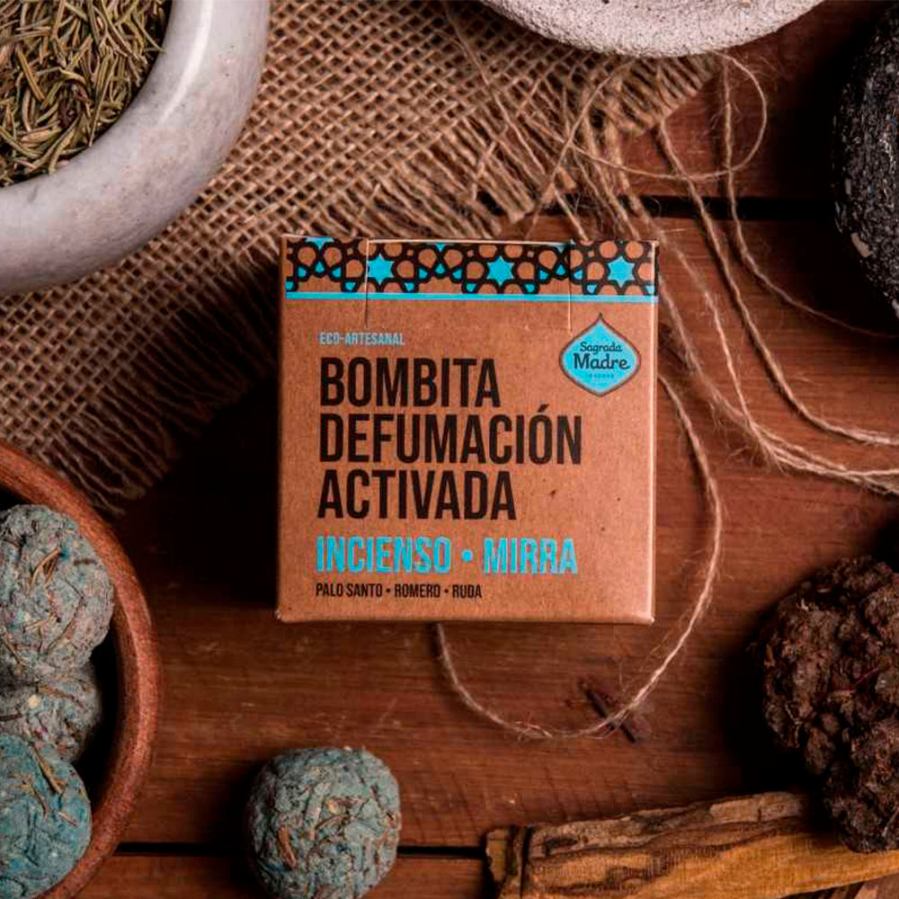 Bombitas Defumação Ativada Incenso e Mirra - Sagrada Madre