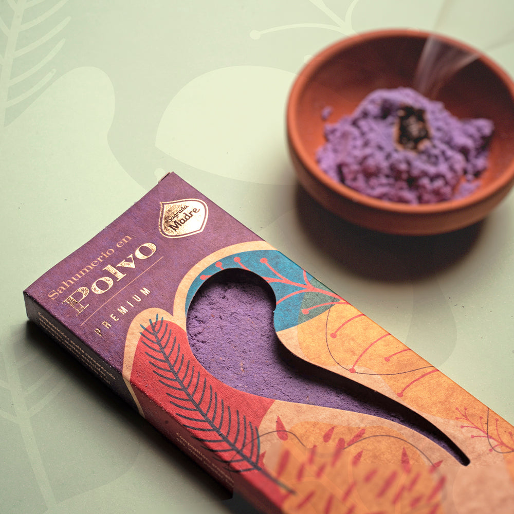 Incenso em Pó Premium Sagrada Madre - Lavanda