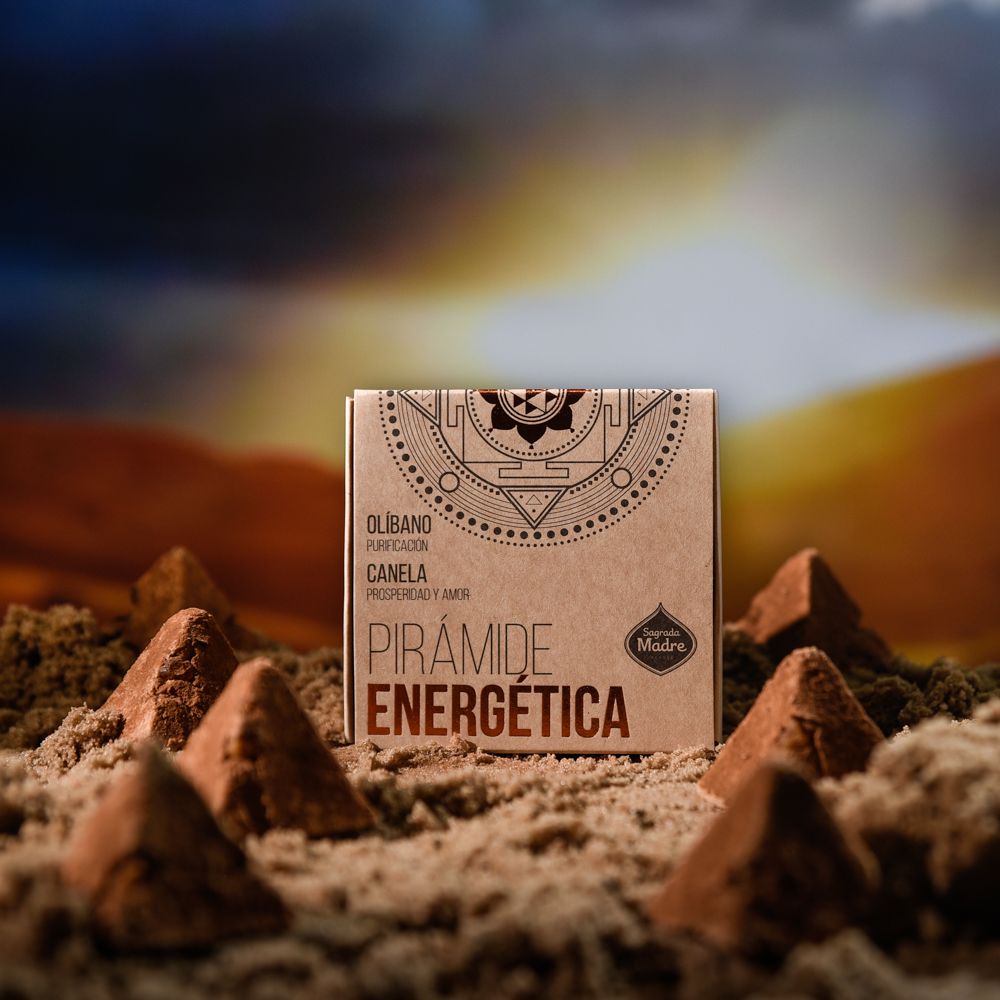 Pirâmide Energética Sagrada Madre - Incenso e Canela