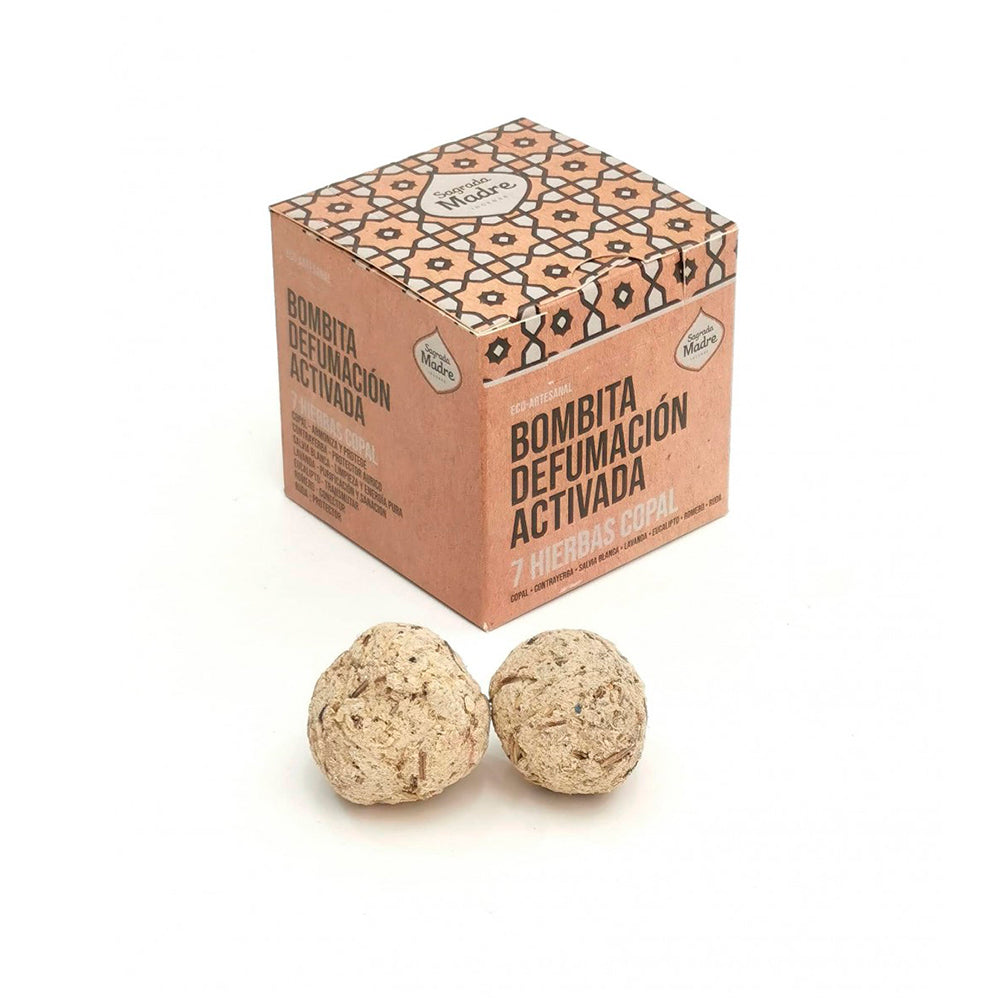 Bombitas Defumação Ativada 7 Ervas e Copal - Sagrada Madre