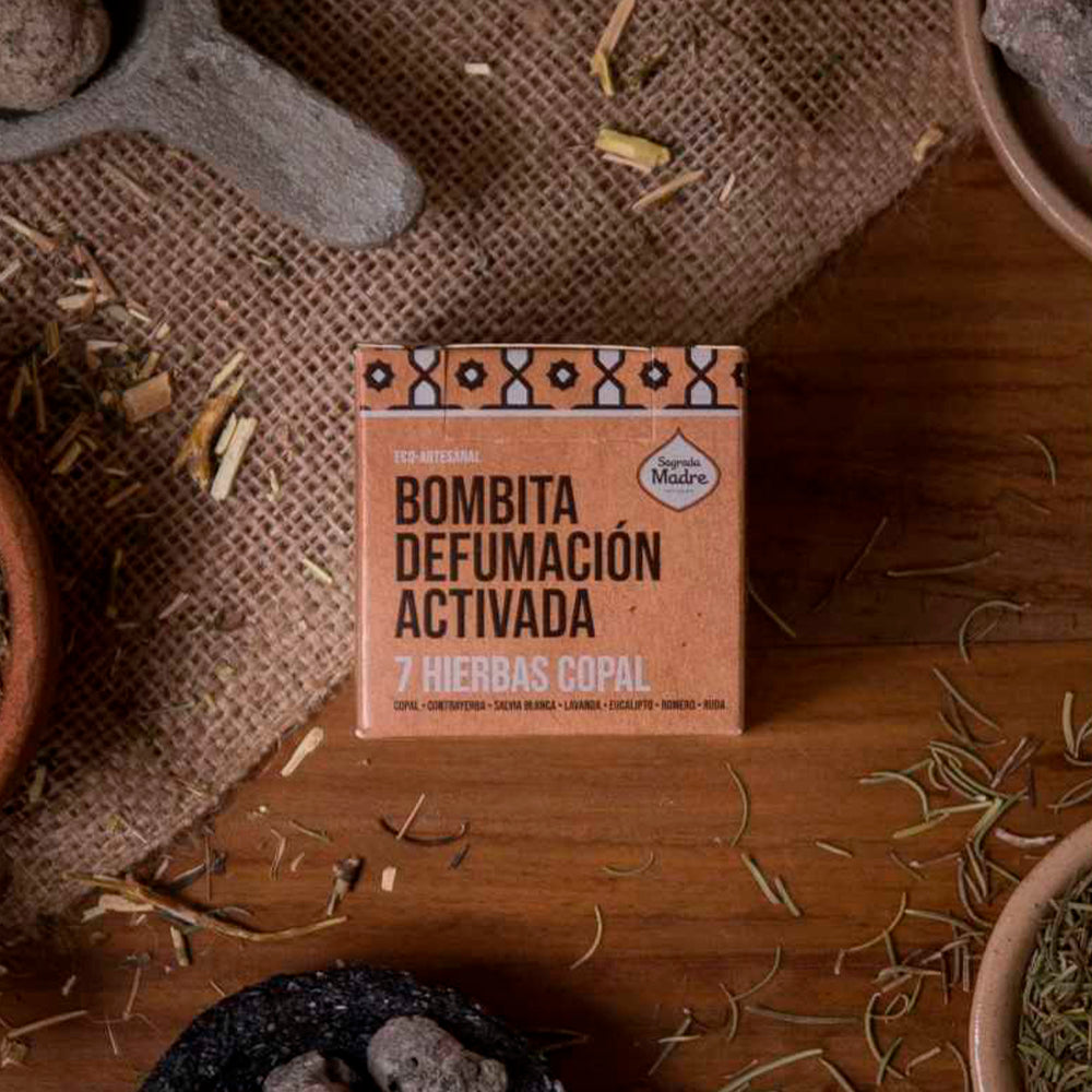 Bombitas Defumação Ativada 7 Ervas e Copal - Sagrada Madre
