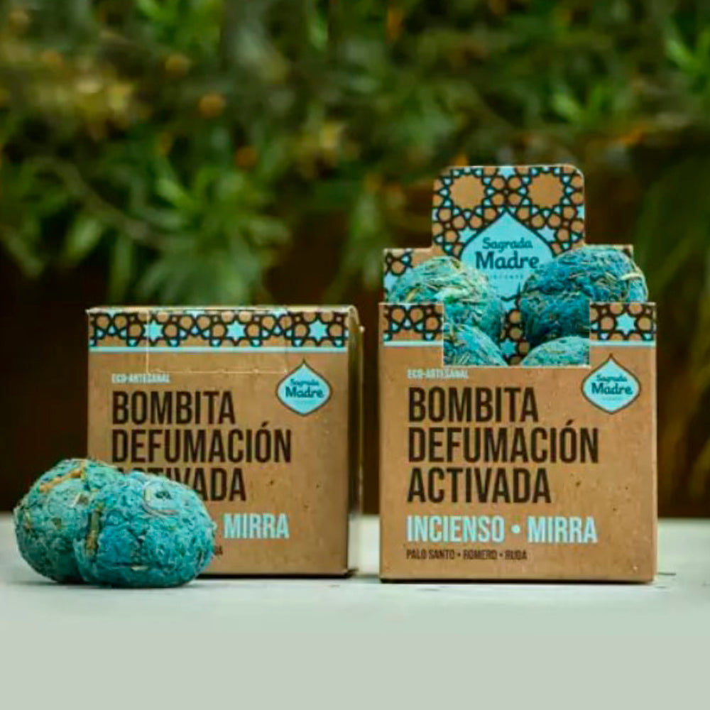 Bombitas Defumação Ativada Incenso e Mirra - Sagrada Madre