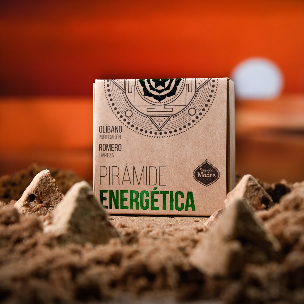 Pirâmide Energética Sagrada Madre - Incenso e Alecrim