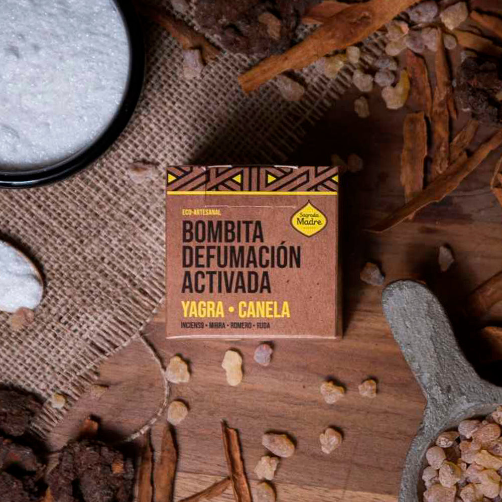 Bombitas Defumação Ativada Yagra e Canela - Sagrada Madre