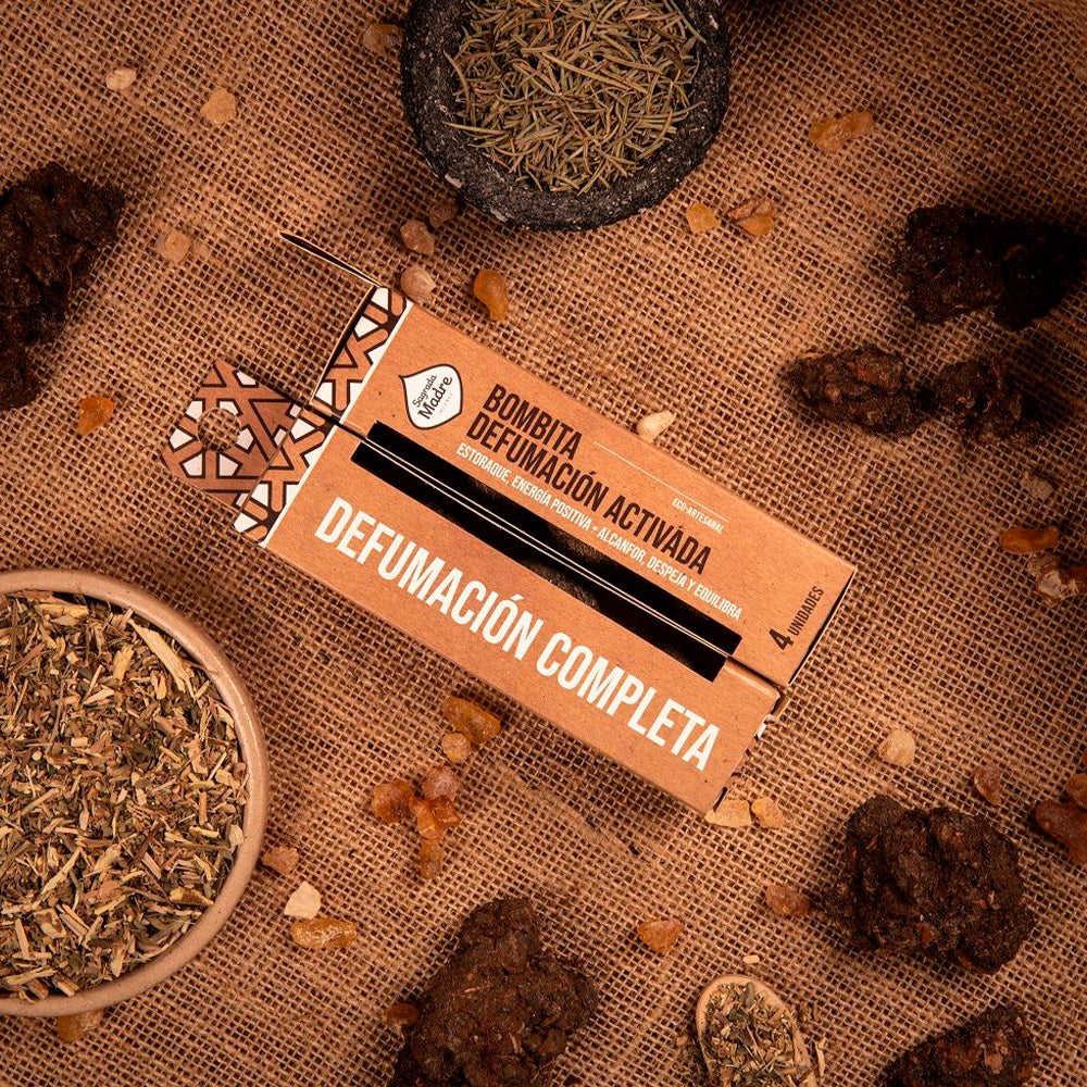 Bombitas Defumação Ativada Estoraque e Cânfora - Sagrada Madre