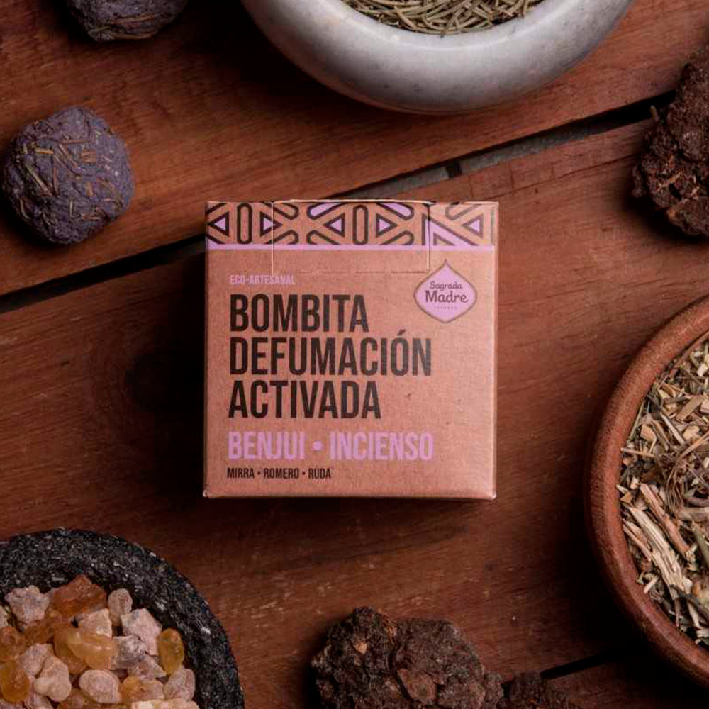 Bombitas Defumação Ativada Benjoim - Sagrada Madre