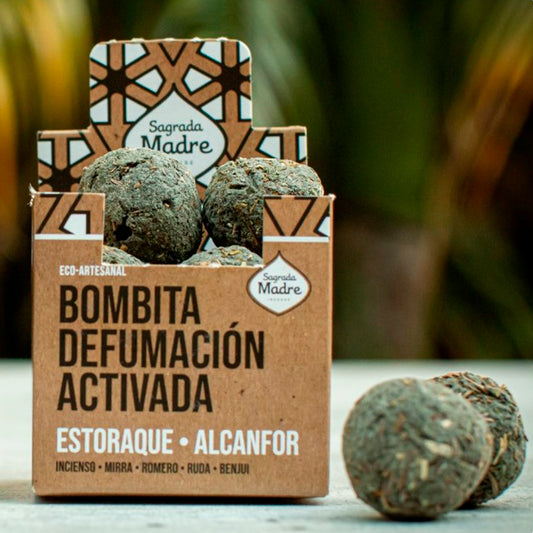 Bombitas Defumação Ativada Estoraque e Cânfora - Sagrada Madre
