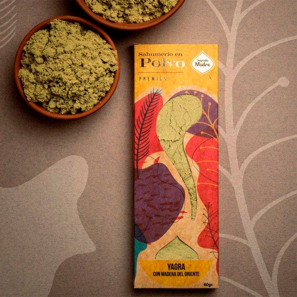 Incenso em Pó Premium Sagrada Madre - Yagra
