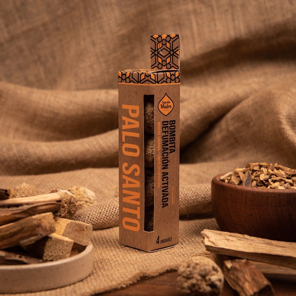 Bombitas Defumação Ativada Pau Santo - Sagrada Madre