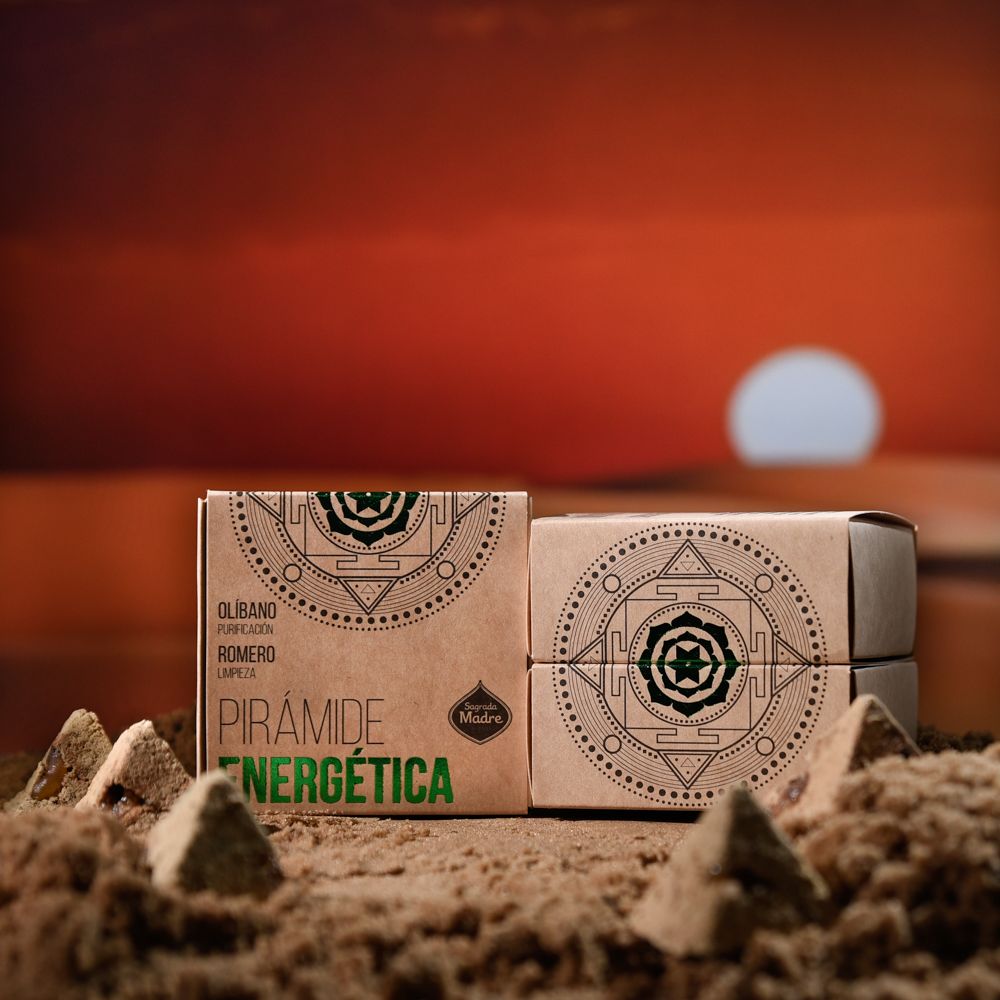 Pirâmide Energética Sagrada Madre - Incenso e Alecrim