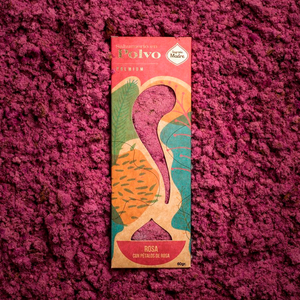 Incenso em Pó Premium Sagrada Madre - Rosas