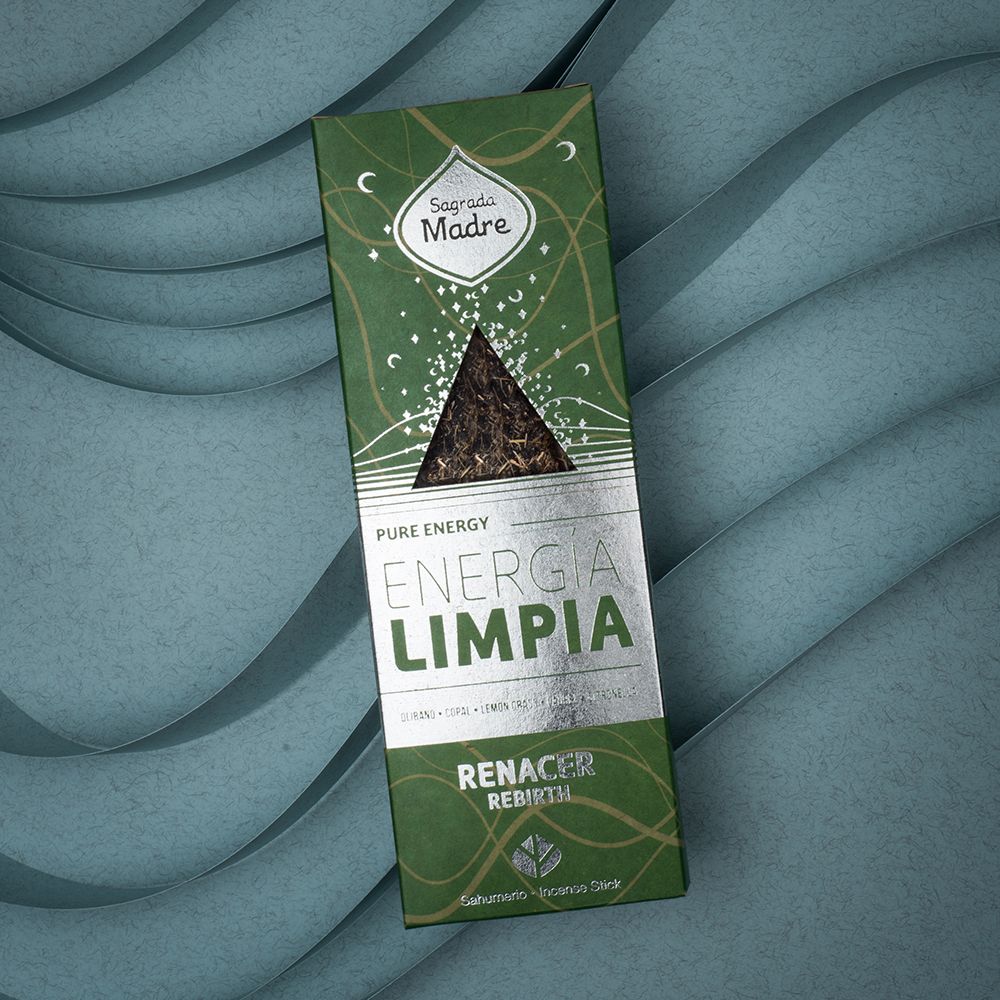 Incenso Energia Limpa Sagrada Madre - Renascer
