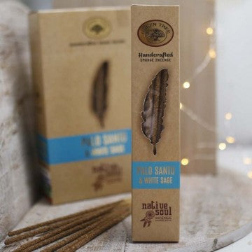 Incenso-  Green Tree Native Vegan Palo Santo & White Sage