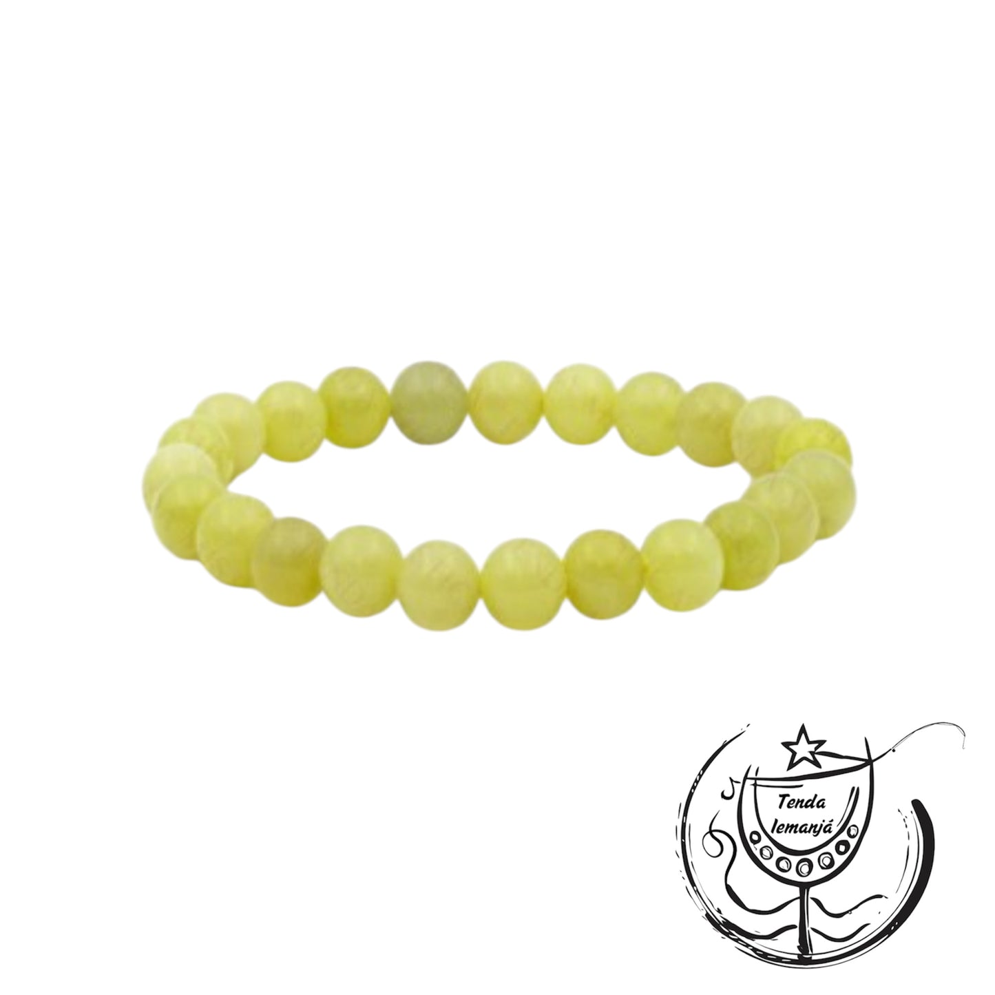 Pulseira - Jade Limão - 8mm