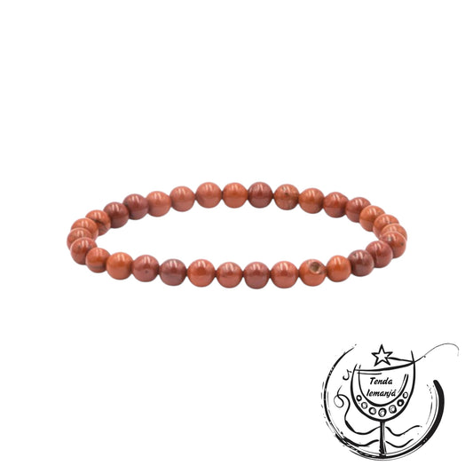 Pulseira - Jaspe Vermelha - 4mm