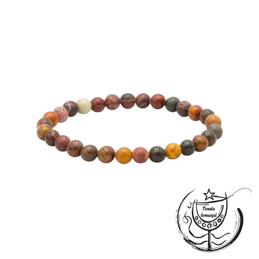 Pulseira - Jaspe Picasso - 6mm