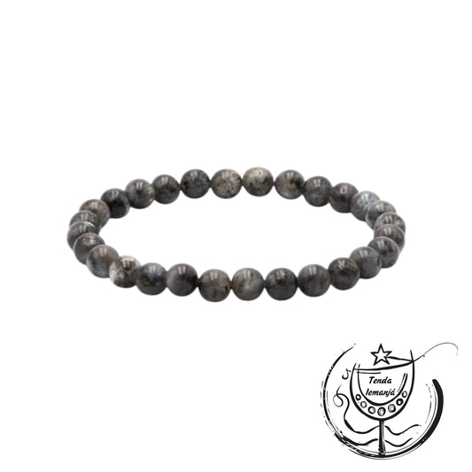 Pulseira - Labradorite Negra - 6mm