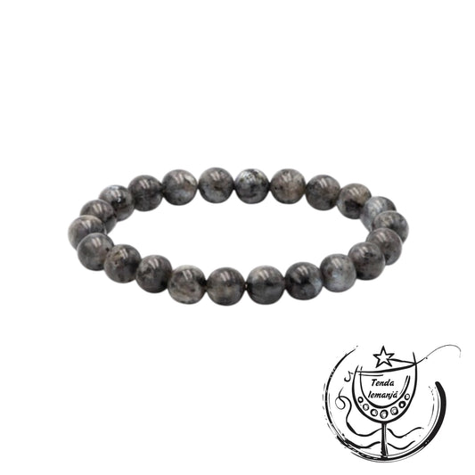 Pulseira - Labradorite Negra - 8mm