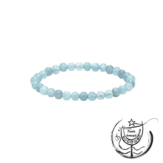 Pulseira - Água Marinha - 6mm