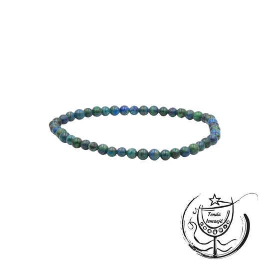 Pulseira - Azurite & Amazonite - 6mm