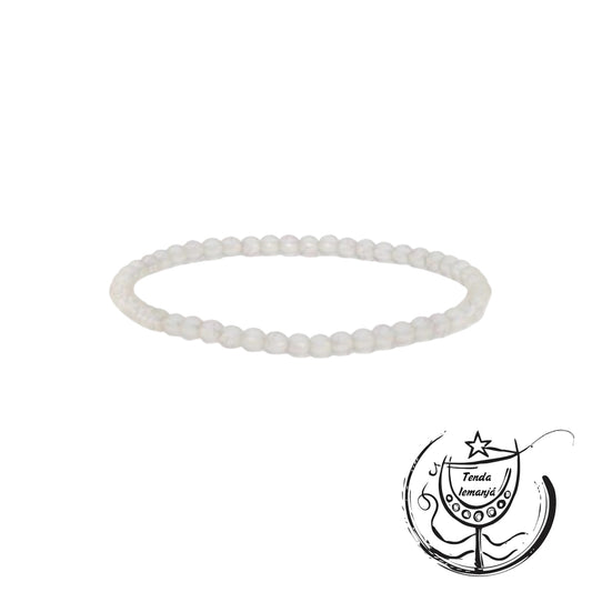 Pulseira - Quartzo Cristal ( Mate ) - 6mm